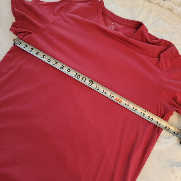 Mens Short Sleeve T-shirt American Eagle Red Large - Picture 6 of 7